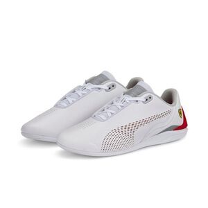Puma Ferrari Mens White Rosso Corsa Scuderia Drift Cat Decima Sneakers Size 12